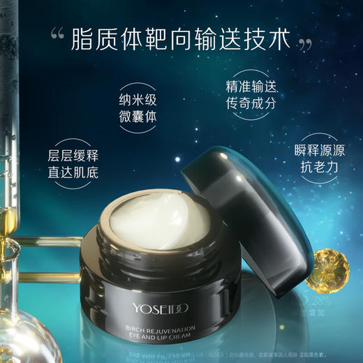 养生堂白桦凝时紧致眼唇霜20g+20g（替换装）【赠品香薰颜色随机】 商品图1