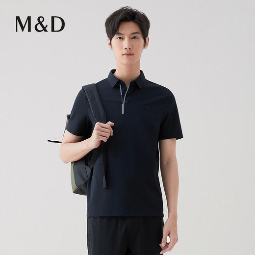 【名盾】轻运动系列POLO衫，小华夫格结构，透气亲肤柔软MXBP22640B 商品图1