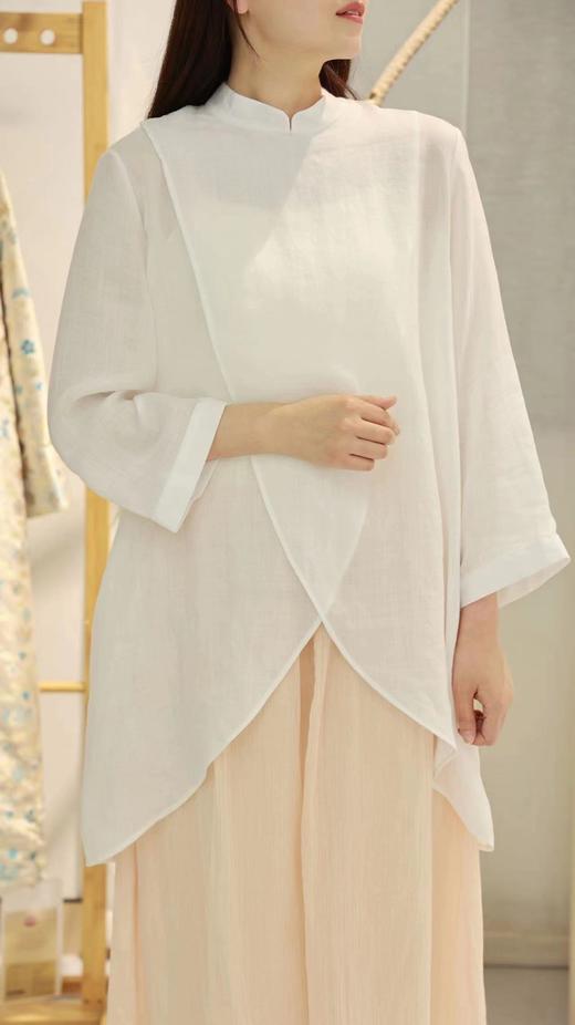 【抖音专属】立领套头衫（24708303山矾） 商品图5