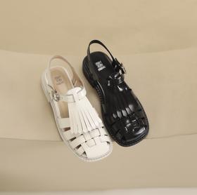 西村名物2024夏季新品镂空罗马凉鞋鞋女夏外穿时尚休闲凉鞋X24BG20231