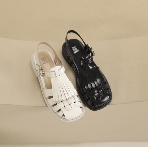 西村名物2024夏季新品镂空罗马凉鞋鞋女夏外穿时尚休闲凉鞋X24BG20231 商品图0