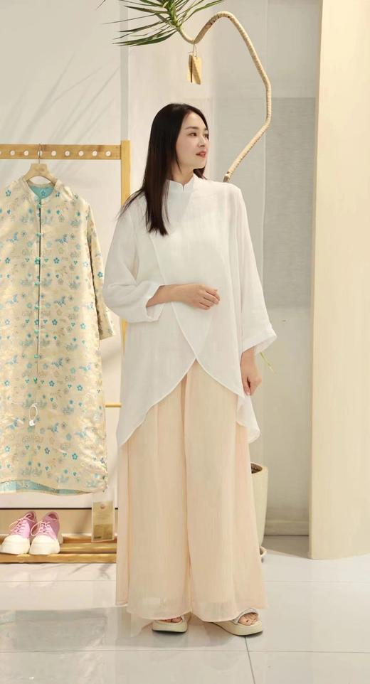 【抖音专属】立领套头衫（24708303山矾） 商品图4