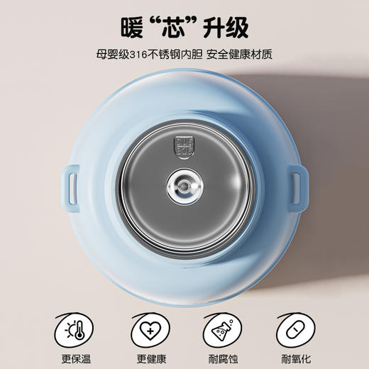 【清仓特惠5折，仅3套无货退款】NONOO大眼萌大肚杯保温杯高颜值儿童学生大容量双饮口吸管杯+水杯(玉桂白）【不支持补差，非质量问题不退不换】S 商品图3