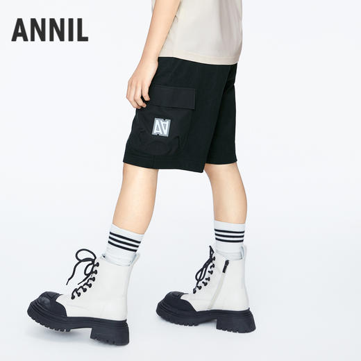 【实体店同款】男童记忆棉弹弹中裤新款安奈儿童装AB426617 商品图2