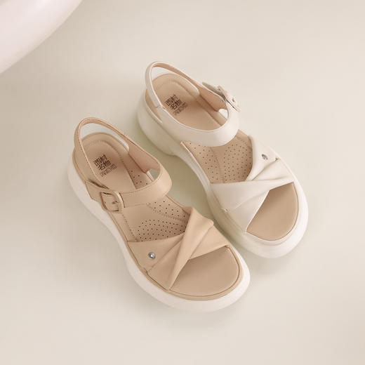 西村名物2024夏季新品女夏外穿时尚休闲凉鞋X24BG20201 商品图0
