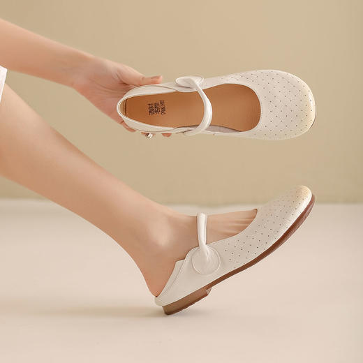 西村名物2024夏季新品平底玛丽珍单鞋时尚休闲单鞋T24AE11091 商品图4