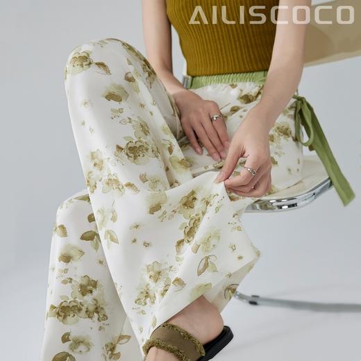 慵懒の夏日【AILISCOCO新中式扎染阔腿裤】雪纺爽滑面料自带凉感 无惧炎热夏日 阔腿版型宽松有型 中式慵懒风 商品图6