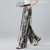 慵懒の夏日【AILISCOCO新中式扎染阔腿裤】雪纺爽滑面料自带凉感 无惧炎热夏日 阔腿版型宽松有型 中式慵懒风 商品缩略图4