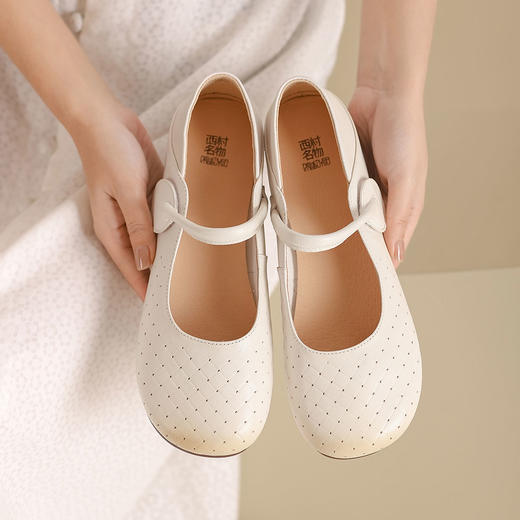 西村名物2024夏季新品平底玛丽珍单鞋时尚休闲单鞋T24AE11091 商品图1