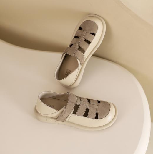 西村名物2024夏季新品镂空包跟洞洞鞋女夏外穿时尚休闲空鞋T24AH11561 商品图0