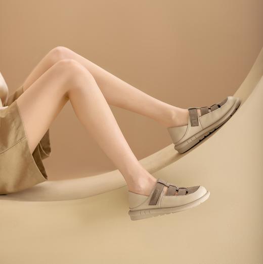 西村名物2024夏季新品镂空包跟洞洞鞋女夏外穿时尚休闲空鞋T24AH11561 商品图1