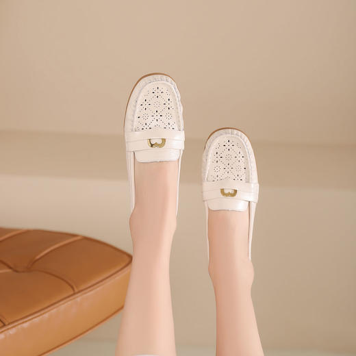 西村名物2024夏季新品镂空包跟洞洞鞋女夏外穿时尚休闲单鞋T24AH13681 商品图3