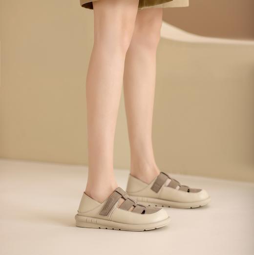 西村名物2024夏季新品镂空包跟洞洞鞋女夏外穿时尚休闲空鞋T24AH11561 商品图4