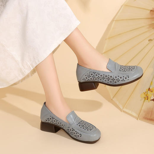 西村名物2024夏季新品镂空包跟洞洞鞋女夏外穿时尚休闲空鞋T24AH12011 商品图0