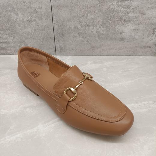 西村名物2024年春季新款平底金属饰扣乐福鞋小深口鞋X24AM13058 商品图1