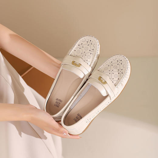 西村名物2024夏季新品镂空包跟洞洞鞋女夏外穿时尚休闲单鞋T24AH13681 商品图7