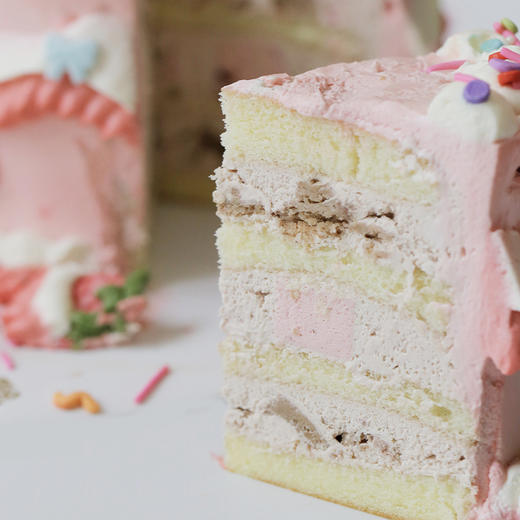 女孩版「小兔兔」草莓曲奇味蛋糕 商品图4