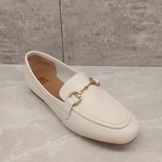 西村名物2024年春季新款平底金属饰扣乐福鞋小深口鞋X24AM13058 商品图2