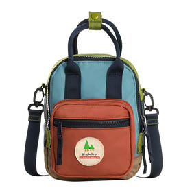 shukiku 方糖多功能迷你包 经典橙红