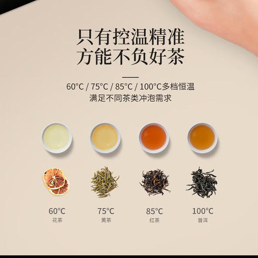 【清仓特惠4.5折，仅1套，无货退款】考啦智能变频恒温自动上水电热水壶茶台烧水壶泡茶桌烧水器电茶壶茶具电茶炉煮茶抽水煮水壶316不锈钢 ET2101B【乌金锤纹】 1.2L 商品图4