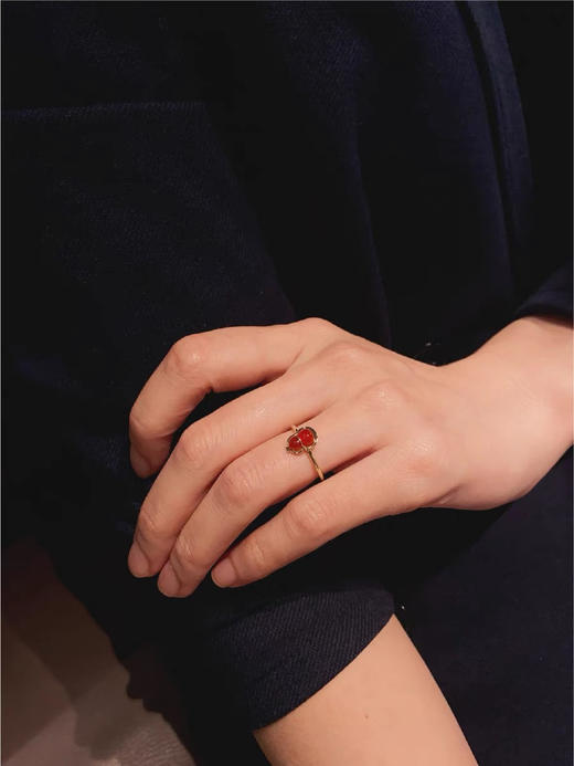 红玛瑙戒指 商品图3