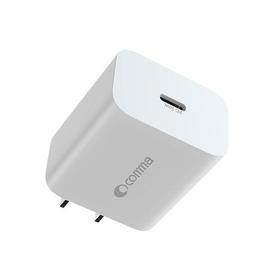 comma 速达系列 20W PD 快充充电器 白色