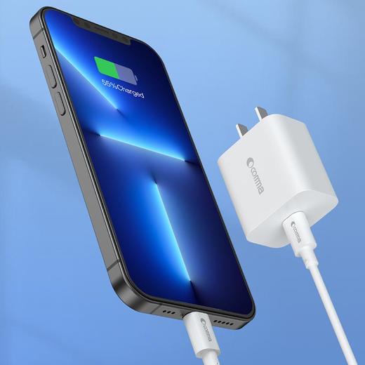 comma 速达系列 20W PD 快充充电器 白色 商品图2