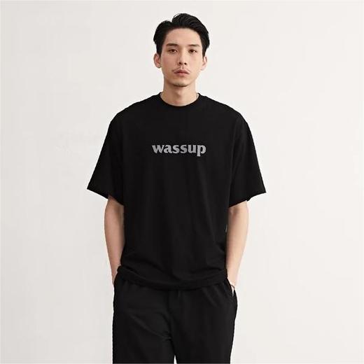 WASSUP基础logo短袖T恤 商品图1