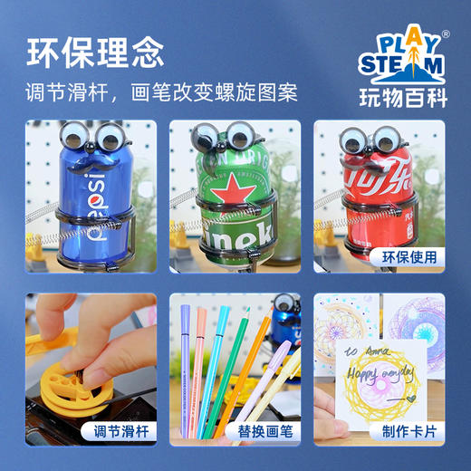 G-WW-AP00501玩物百科  螺旋涂鸦机器人 商品图2