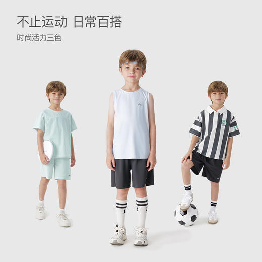 【凉感快干】马克珍妮男童透气运动短裤儿童裤子夏装新款240812 商品图1