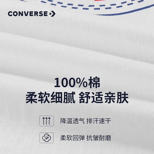 CONVERSE 夏 大童 小童 短袖T恤 CNVB-TE-6500 商品图5