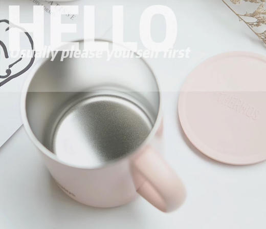 膳魔师马克杯水杯保温保冷杯咖啡男女泡茶杯手柄办公室不锈钢 280ml 商品图8