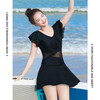 【巴比泳衣】2024新款泳衣女保守仙女范遮肚显瘦连体温泉夏季时尚保守裙式泳装 商品缩略图5