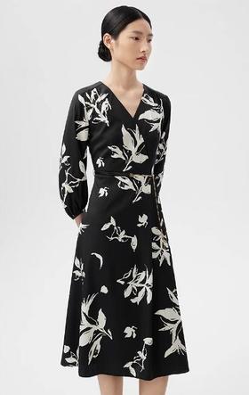 朗姿 桑蚕丝连衣裙 LCEK05WOP155B11