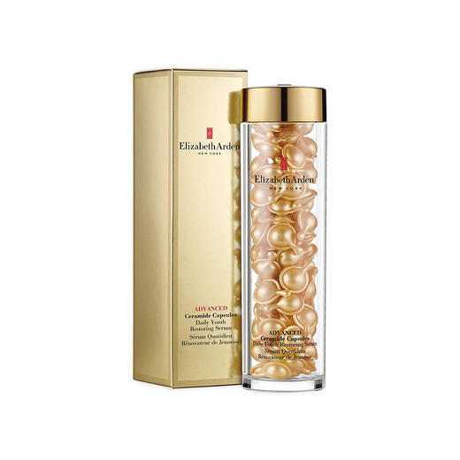 【门店直发】伊丽莎白雅顿时空焕活夜间多效胶囊精华金胶30粒*3瓶套装面部精华提拉紧致（包装随机发货） 商品图1