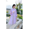 【抖音专属】开衩长衬衫(24710402-紫薄汗） 商品缩略图1