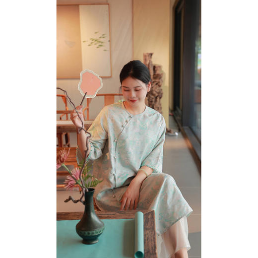 【抖音专属】般若浮生-中式连衣裙（24707710上清） 商品图2