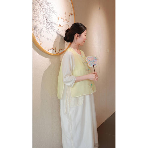 【抖音专属】圆领马甲（24704376黄白游） 商品图7