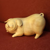 肥趴猪°大小款黄杨木摆件 商品缩略图0