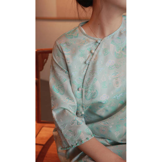 【抖音专属】般若浮生-中式连衣裙（24707710上清） 商品图7