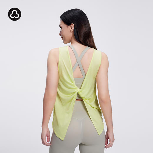 TITIKA ACTIVE背心女夏外穿 扭结美背罩衫宽松休闲薄款透气上衣11075 商品图0