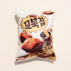 好丽友乌龟干巧克力味70g꼬북칩초코츄러스맛70g