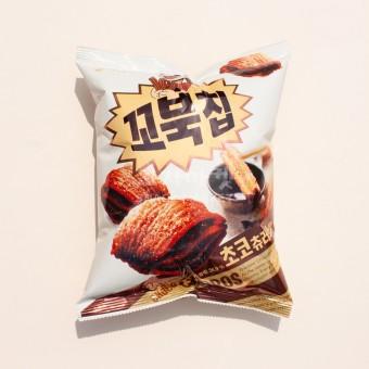 好丽友乌龟干巧克力味70g꼬북칩초코츄러스맛70g 商品图0