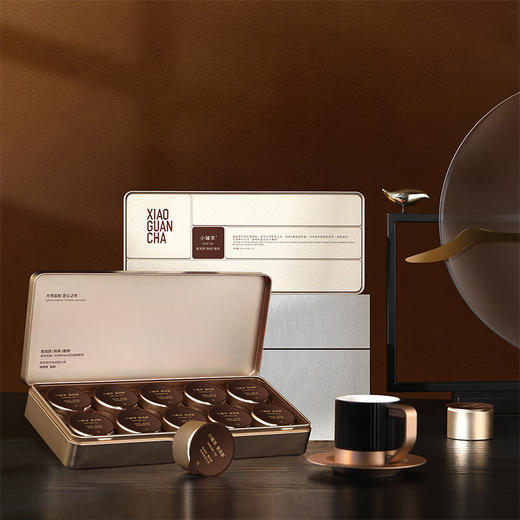 小罐茶 金罐10罐装普洱茶(熟茶) (10*4g) 红浓明艳 醇厚顺滑 商务礼赠 48小时发货 商品图1