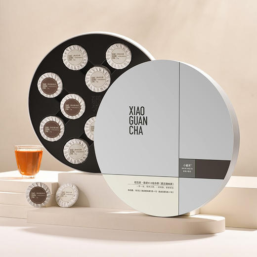 小罐茶  初见欢·陈皮MIX  陈皮白茶(紧压调味茶)18*5g、陈皮普洱茶(紧压调味茶)18*5g 商务礼赠 48小时发货 商品图0