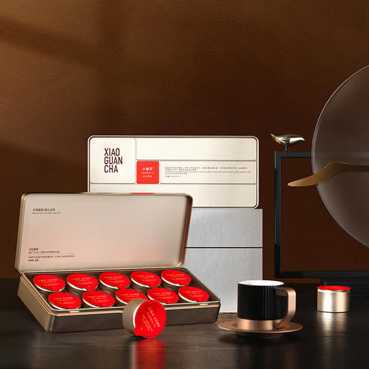 小罐茶 金罐10罐装大红袍茶 (10*4g) 深橙黄色 甘爽顺滑 商务礼赠 48小时发货 商品图6