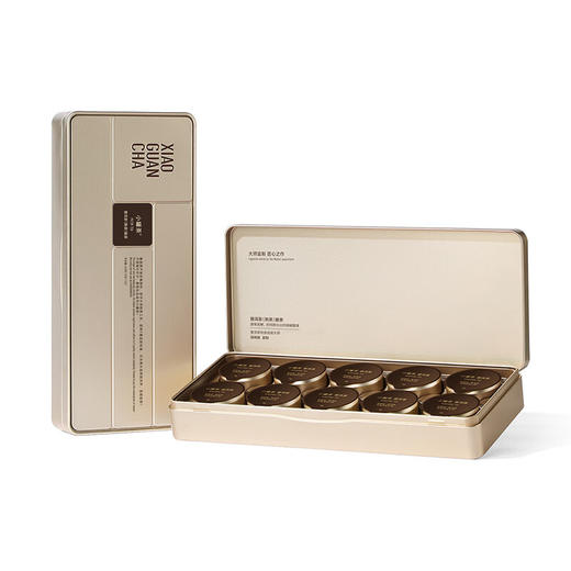 小罐茶 金罐10罐装普洱茶(熟茶) (10*4g) 红浓明艳 醇厚顺滑 商务礼赠 48小时发货 商品图5