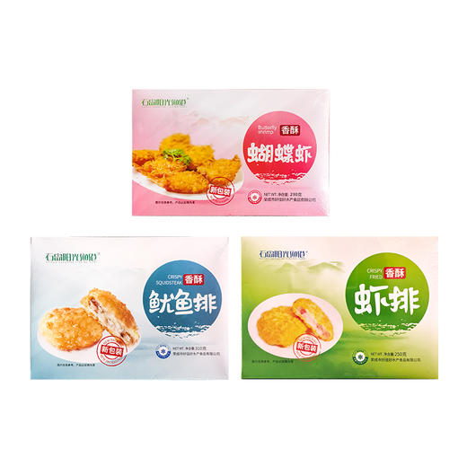 石岛阳光渔港香酥虾排｜鱿鱼排｜蝴蝶虾230g-310g 商品图5