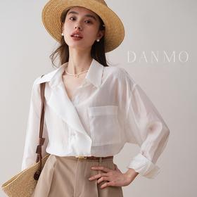 【夏日多巴胺】DANMO莱赛尔凉感面膜衣 1件多穿 莱赛尔天丝微透面料 oversize版型上身舒适无束缚 慵懒风