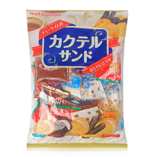 松永混合味夹心饼干240g/058588 浓郁香甜夹心金黄酥脆 商品图0